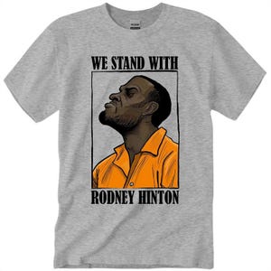We Stand With Rodney Hinton Sweatshirt, Unisex Men & Women T-shirt, Trendy Streetwear Gift Hoodie