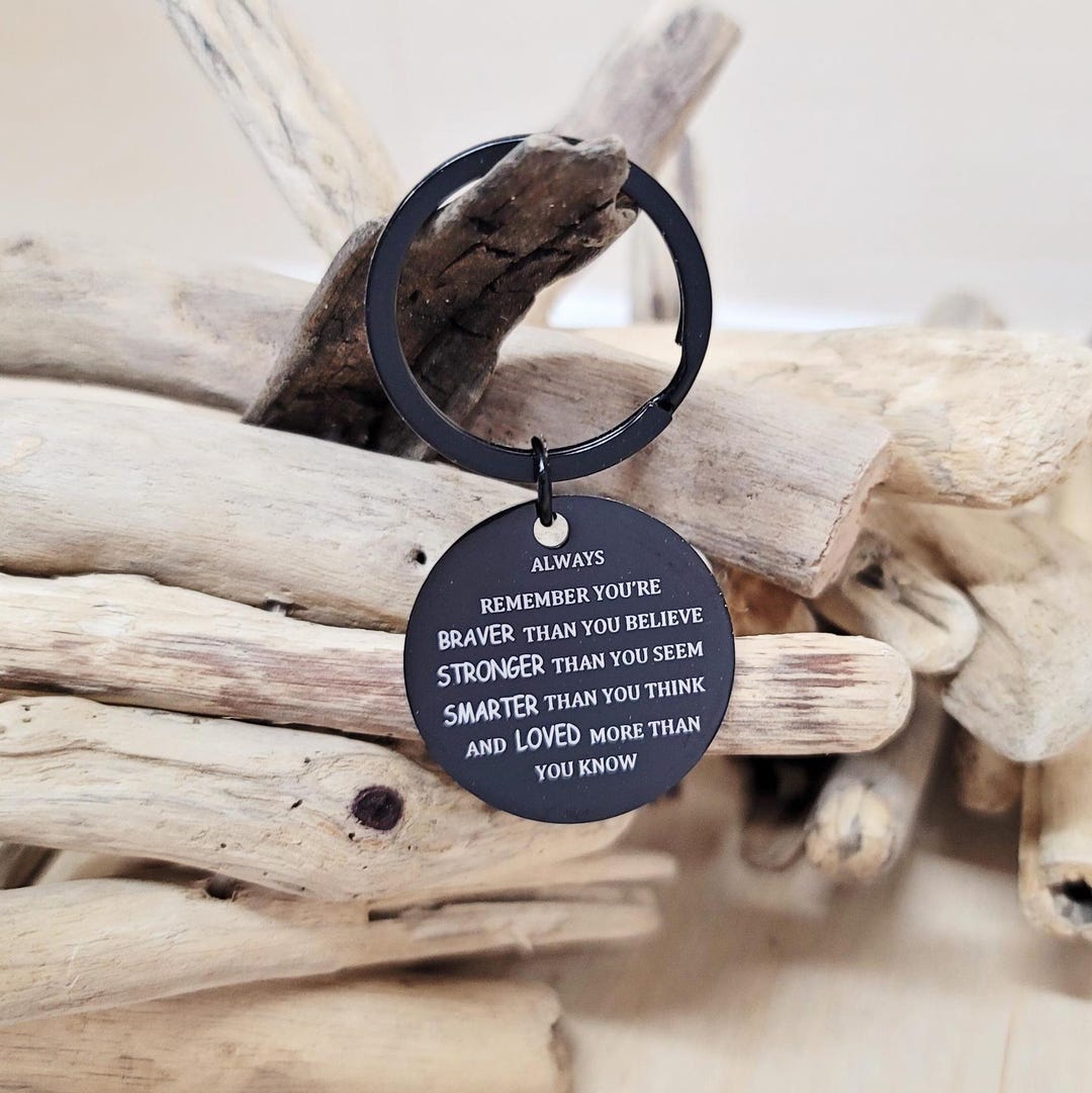 Positive Keychains Inspirational Keychains / Thank You Keychains / Motivational Keychains ...