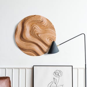 Wavy Line Wooden Decor - Rustic Wall Art for a Cozy Home, Wood Wall Art, Wall Decor, Rustic Wood Wall Art, Housewarming Gift, Handmade Decor