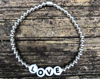 Sterling Silver LOVE Bracelet