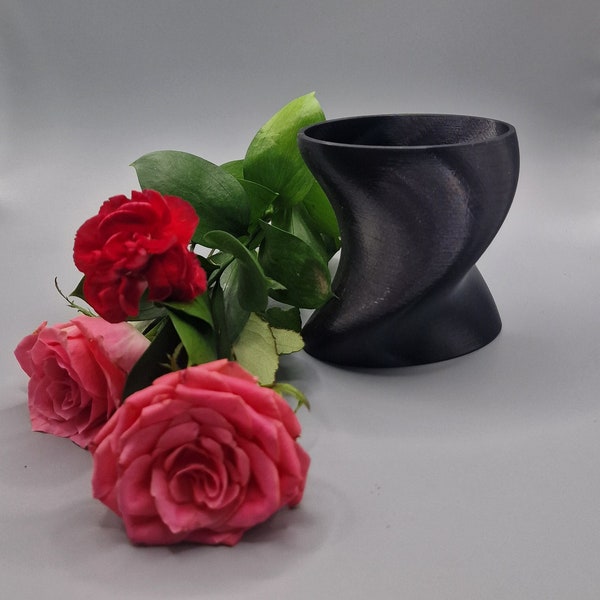 Minimalist 3D Printed Vase Contemporary Design, Perfect for Flowers & Dried Plants, Unique Home Decor, Eco-Friendly Gift,Geometric Art Piece