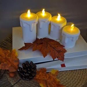 3D Printed Flameless Candles: Melted Wax LED Tea Light Holder