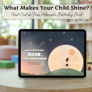 Livro de aniversário para bebês, livro personalizado de primeiro aniversário, presente de primeiro aniversário, mapa natal personalizado para bebês, livro de memórias de astrologia