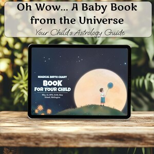 Presente para mãe de menino, livro de astrologia personalizado para bebês, mapa natal personalizado para bebês meninos ou meninas, livro de lembranças para mães de primeira viagem em PDF
