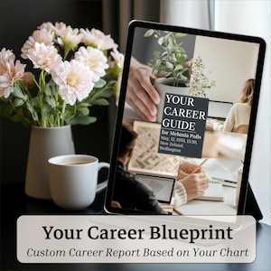 Job Search Astrology Guide, Personalized Career Path Report, Career Counseling Gift, Graduation Gift, Life Purpose Digital Career Reading