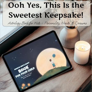 Presentes para mães de meninos, livro de astrologia para bebês, mapa natal digital personalizado em PDF, presente personalizado para novas mamães, presente para mães de primeira viagem, lembrança de bebê recém-nascido