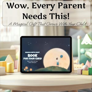 Custom Baby Astrology Book: Personalized First Year Keepsake (Digital PDF)