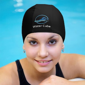 Custom Logo Swimming Cap Personalized Swim Caps Swimming Hats for Men Women