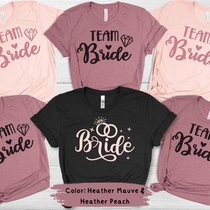Bride Shirt Team Bride Shirts Future Bride Shirt for Bridal Party Bridesmaid Shirt Bridal Party Gifts Bachelorette Party Shirts Bride Gift