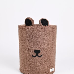 Teddy basket in the colour Brown 40x30 cm