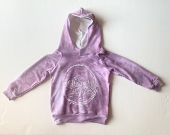 Purple tie dye Rainier hoodie