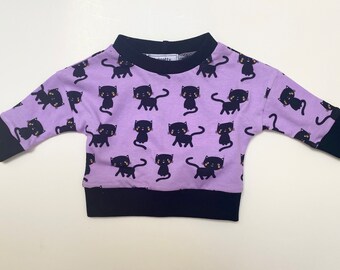 Purple cat shirt