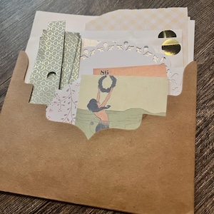 Mermaid Ephemera Pack – 10-Piece Vintage-Inspired Scrap Set | Junk Journal, Mixed Media, Collage, and Art Projects