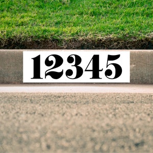White Curb Number-Didoni
