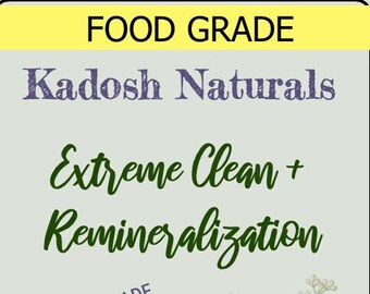 Extreme Clean + Remineralization Organic Remineralizing Food Grade Tooth Powder