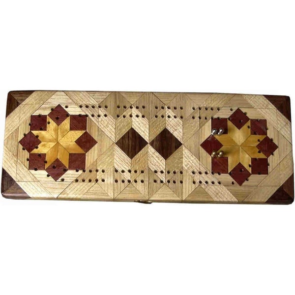 Hackberry Rolling Star Cribbage Board