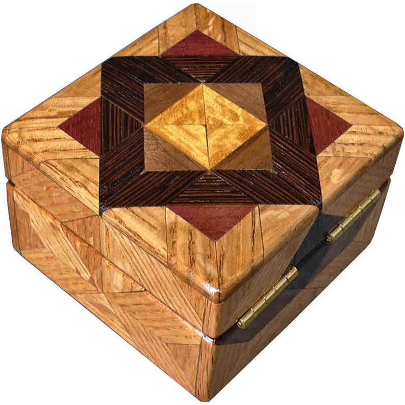 Oak Tiny Square Box image 3