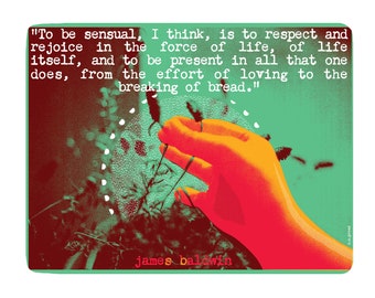 FREE DOMESTIC SHIPPING james baldwin sensuality print