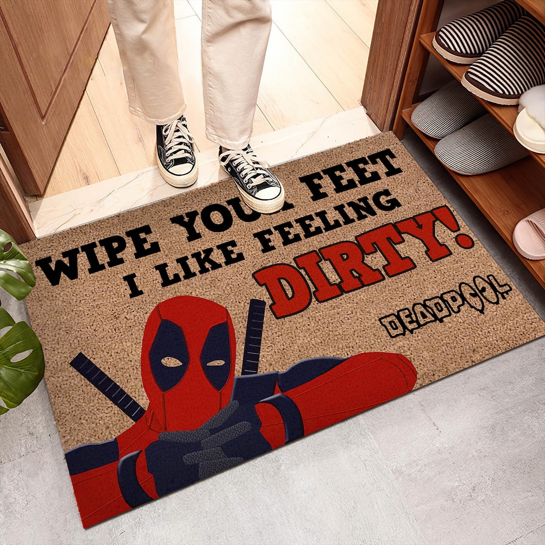 Tapis de porte Deadpool Décoration intérieure Marvels Cadeau - Etsy France