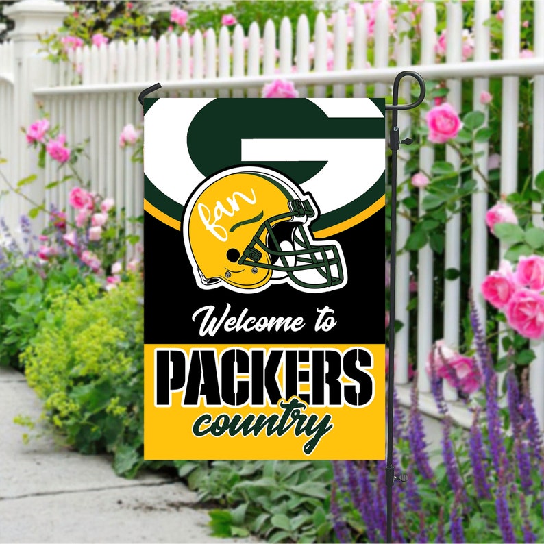 to Packers Country Garden Flag Football Garden Flag Etsy