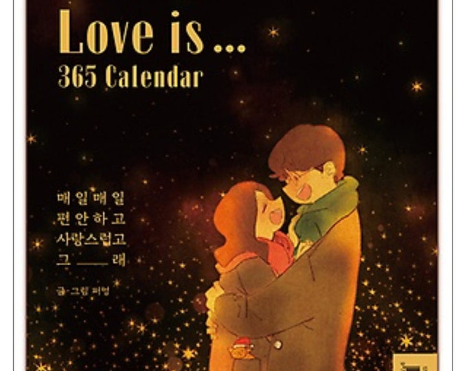 Love Is 365 Daily Calendar for Every Year by Puuung Desk Calendar Etsy