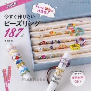 Cute Beads Rings made with BEADS Japanese Craft Book