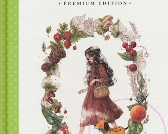 NEW Vol.2( 2018) or Vol.1(2017) Aeppol - Forest Girl&#39;s - Coloring Book