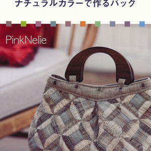 Natürliche Farbe Patchwork Taschen japanische Handwerk Buch