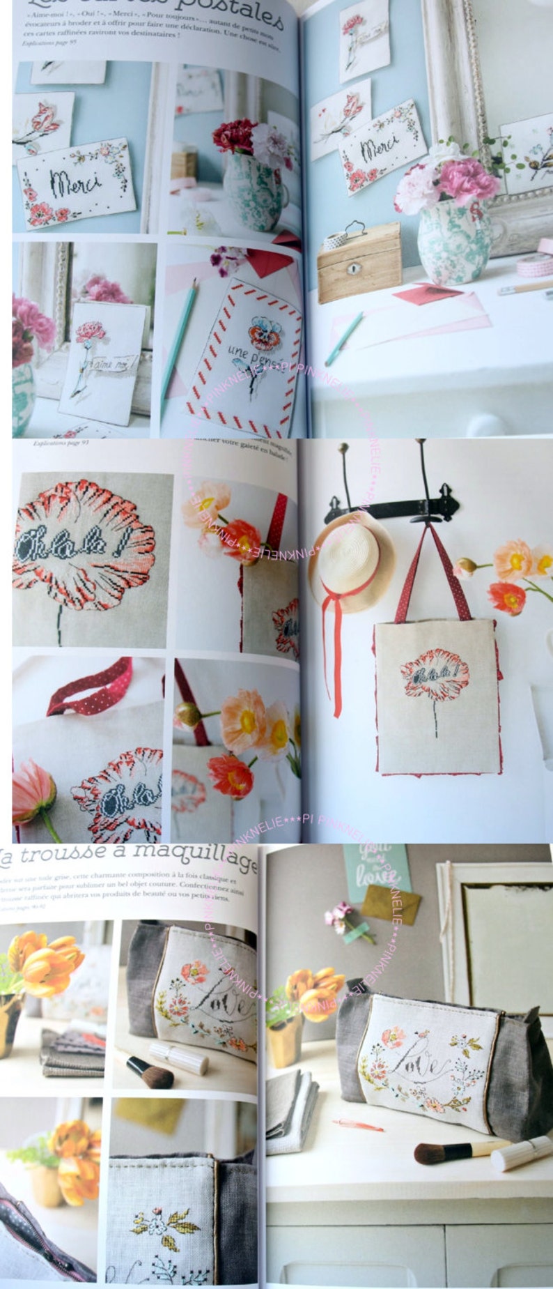 Hélène Le Berre Le Langage Des Fleurs à Broder Au Point De | Etsy
