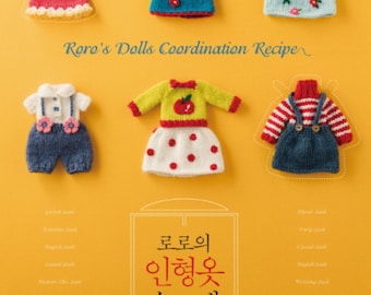 Roro&#39;s Dolls Coordination Recipe - Miniature Knits and Crochet Patterns Craft Book