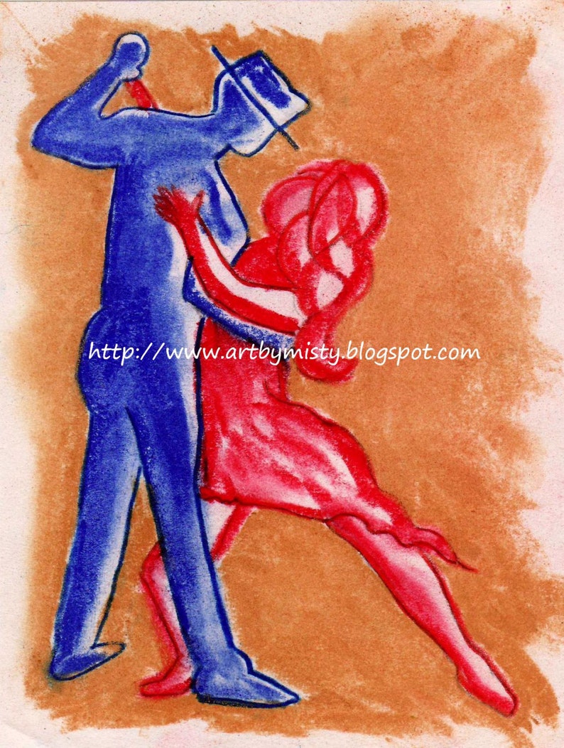 Dance with Me Print on Glass 8x10