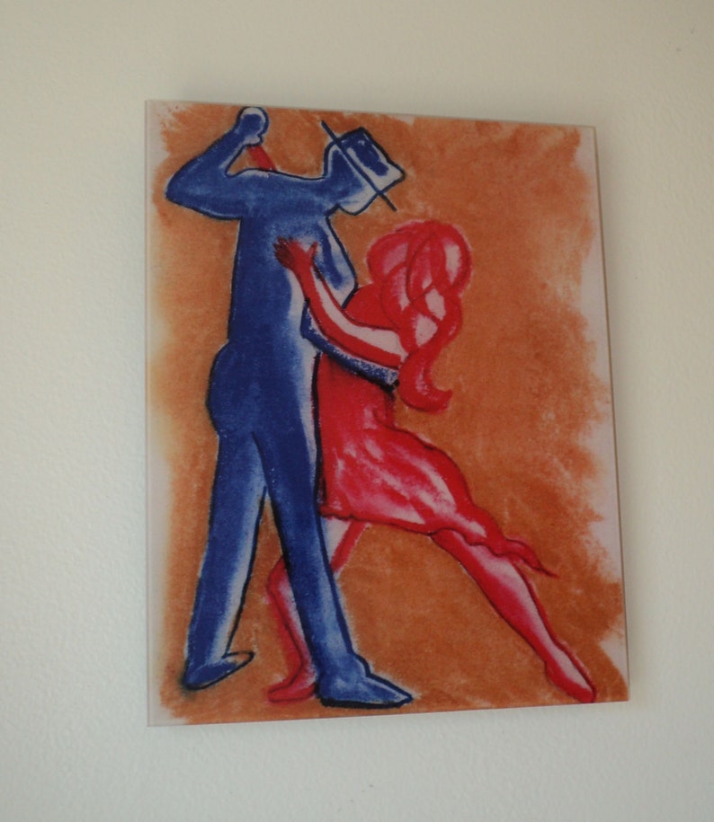 Dance with Me Print on Glass 8x10