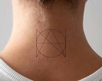 Custom Name Tattoo Logo | Minimalist Word Logo | Personalized Initial Design | Geometric Name Art | SVG PNG TikTok Style