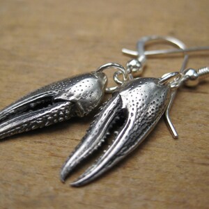 crayfish CLAW crawfish seafood lover sterling silver earrings