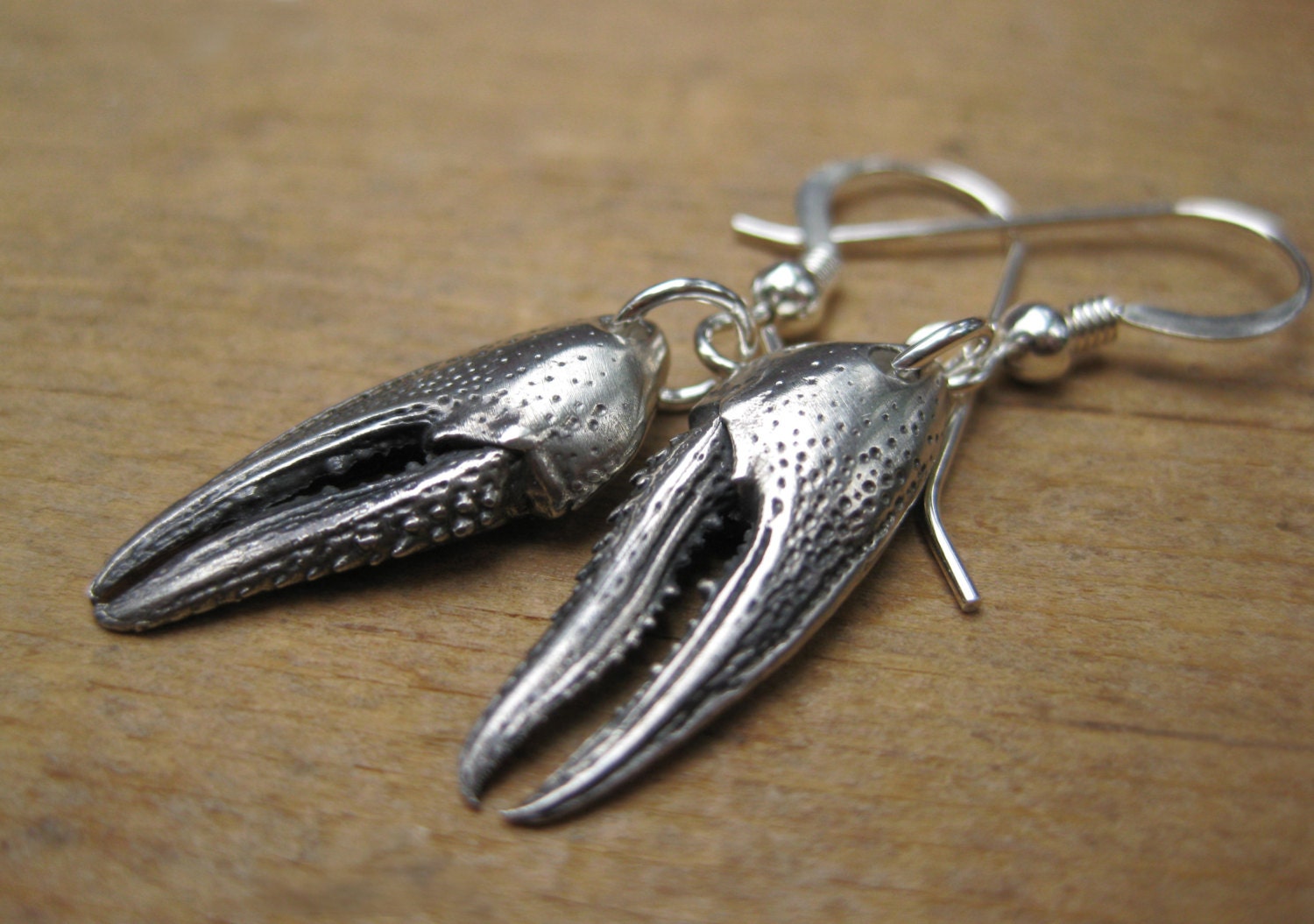 Crayfish Claw Crawfish Seafood Lover Sterling Silver Earrings
