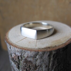 Small SIGNET Sterling Silver Ring Made to Order Size - Etsy