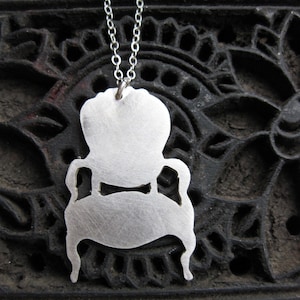 louis CHAIR sterling silver necklace