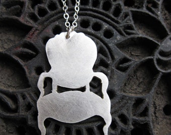 louis CHAIR sterling silver necklace