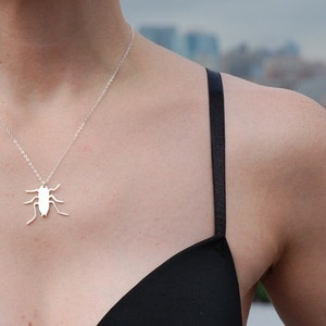 NYC ROACH urban pest sterling necklace image 4