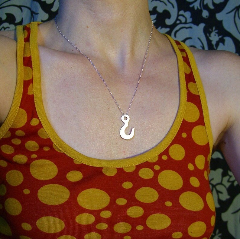 HOOK sterling silver necklace image 5