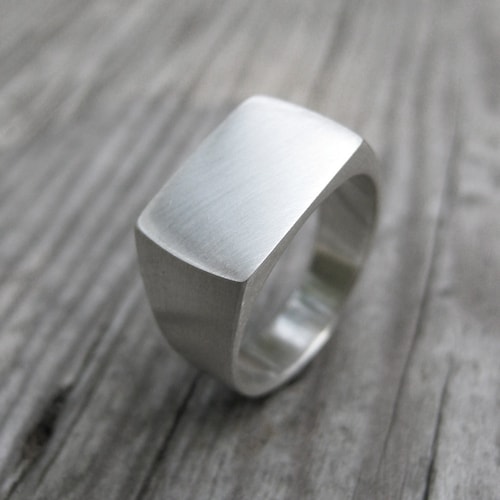 Blank Sterling Silver Ring Made to Order Size Etsy