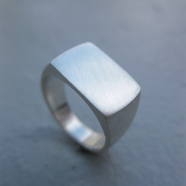 sterling silver ring blank Ready to Ship size Etsy