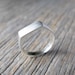 Small SIGNET Sterling Silver Ring Made to Order Size - Etsy