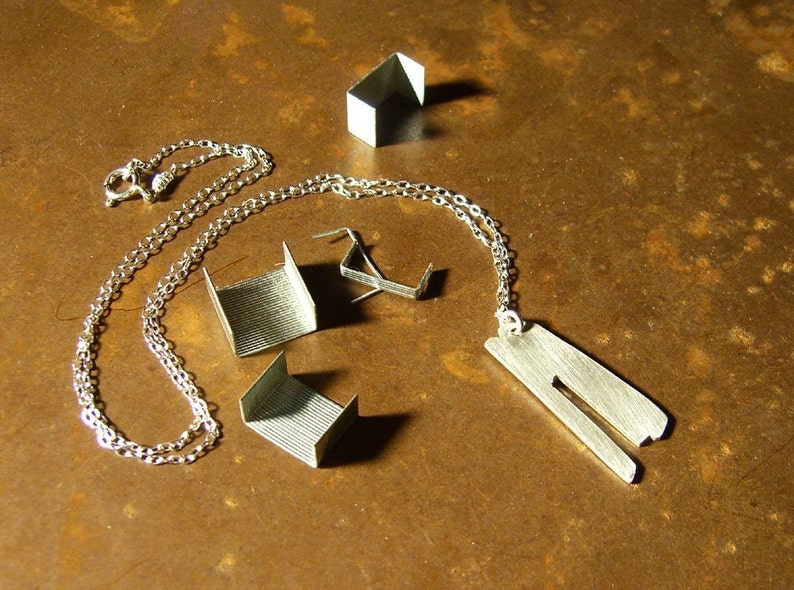 STAPLER sterling silver necklace image 4