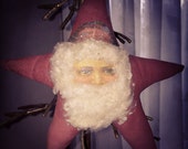 Primitive Santa Ornie