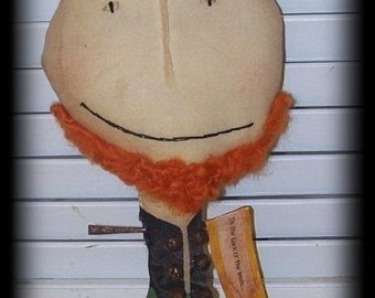 Primitive Hornswaggle Leprechaun Doll