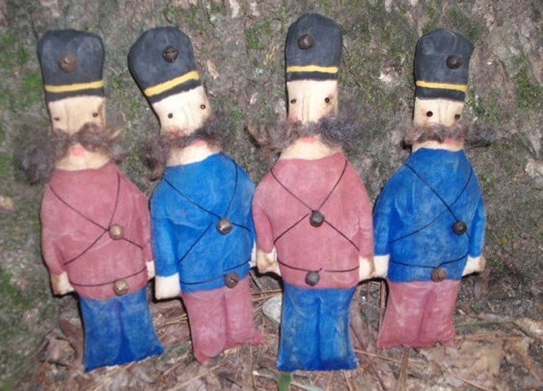 Primitive Toy Soldiers Etsy