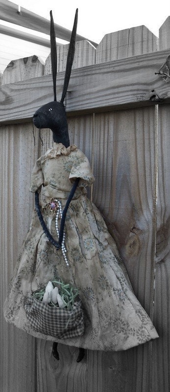 Primitive Harriet Rabbit - Etsy