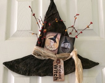 Primitive Halloween Witch Hat