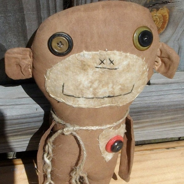 Muñeca primitiva, mono, Choochie